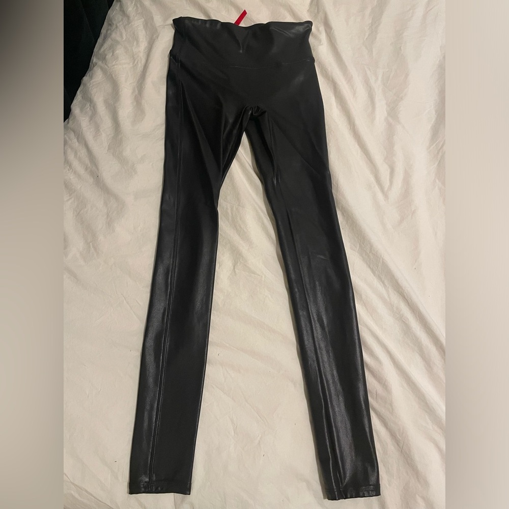 SPANX leather leggings